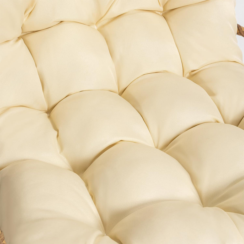 Chaise suspendue en forme d'œuf Yechen pour intérieur et extérieur avec support