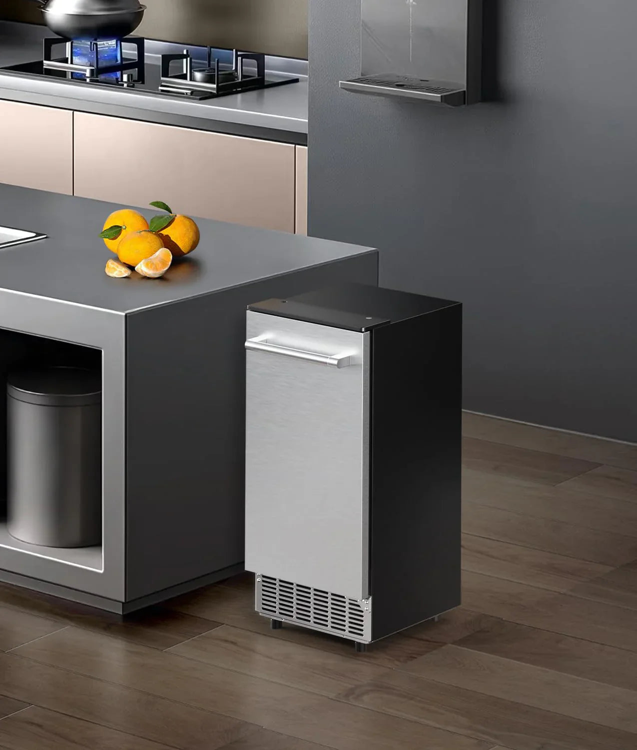 La machine à glaçons portable de comptoir Ecozy produit 9 glaçons en 6 minutes