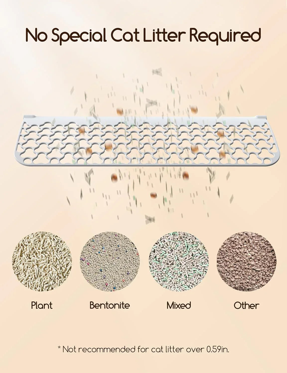 Bac à litière autonettoyant pour chat, protection de sécurité intégrée, bac à litière automatique pour plusieurs chats