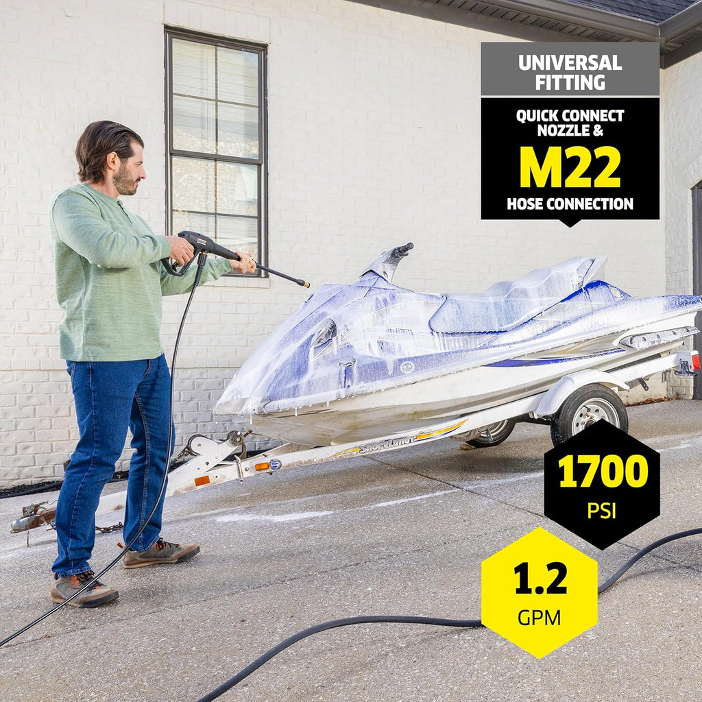 Nettoyeur haute pression Kärcher K1700 3 buses, boîte à détergent