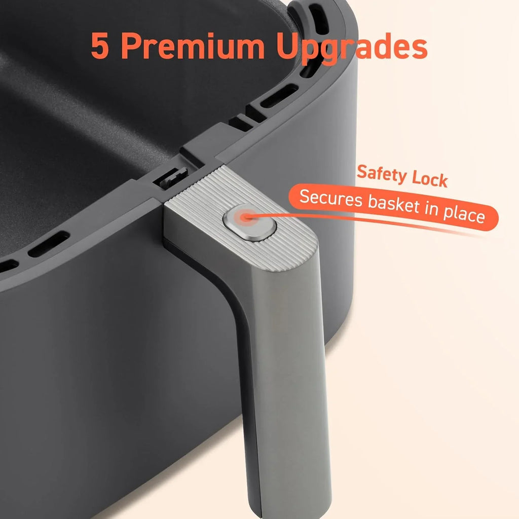 Friteuse à air 9 en 1 COSORI, compacte et grande capacité, 6 pintes, mode turbo rapide, chauffage précis de 90 à 450 °F