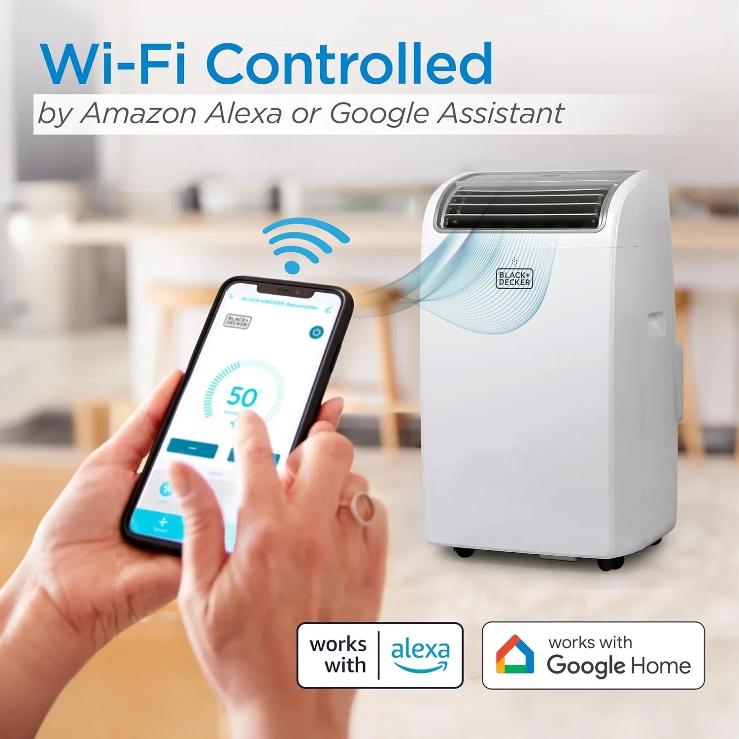 Climatiseur portatif BLACK+DECKER 8 000 BTU