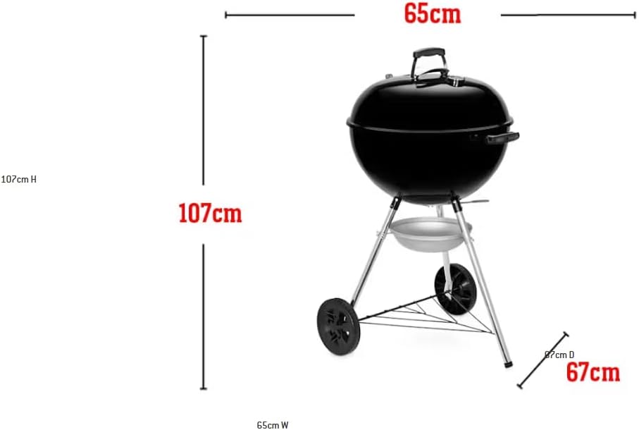 Barbecue au charbon de bois Weber Compact Kettle/avec trépied et roues