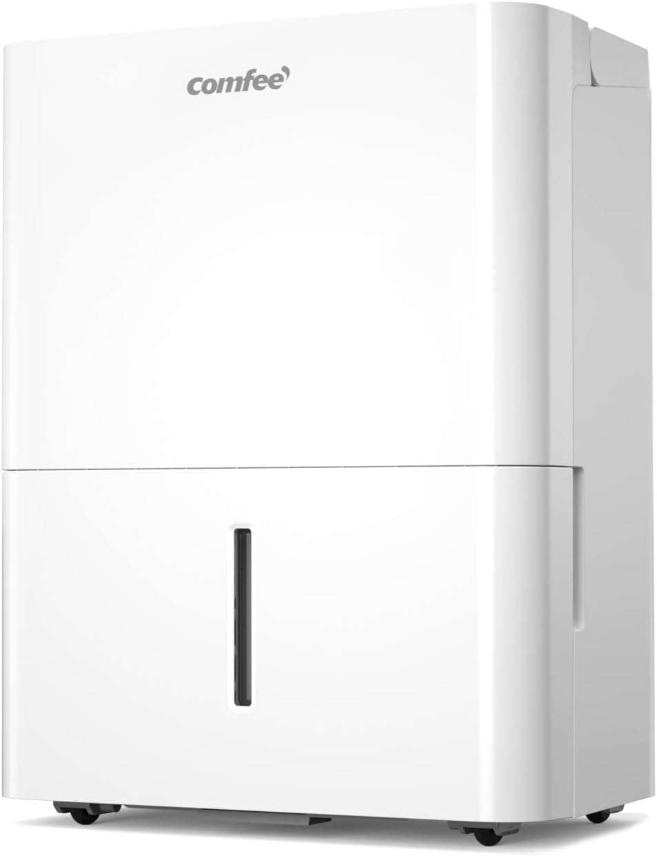 Déshumidificateur puissant COMFEE, absorbe jusqu'à 50 L/jour, sèche-linge, mode confort, grand réservoir de 6 L, minuterie 24 h, idéal pour les grandes pièces de 101 à 116 ㎡, MDDPE-50DEN7, cave, sous-sol