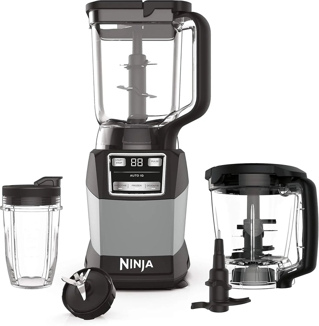 Mélangeur compact Ninja Blender pour smoothies, pâtes et boissons glacées avec Auto-IQ, bol mélangeur de 2 040 g*