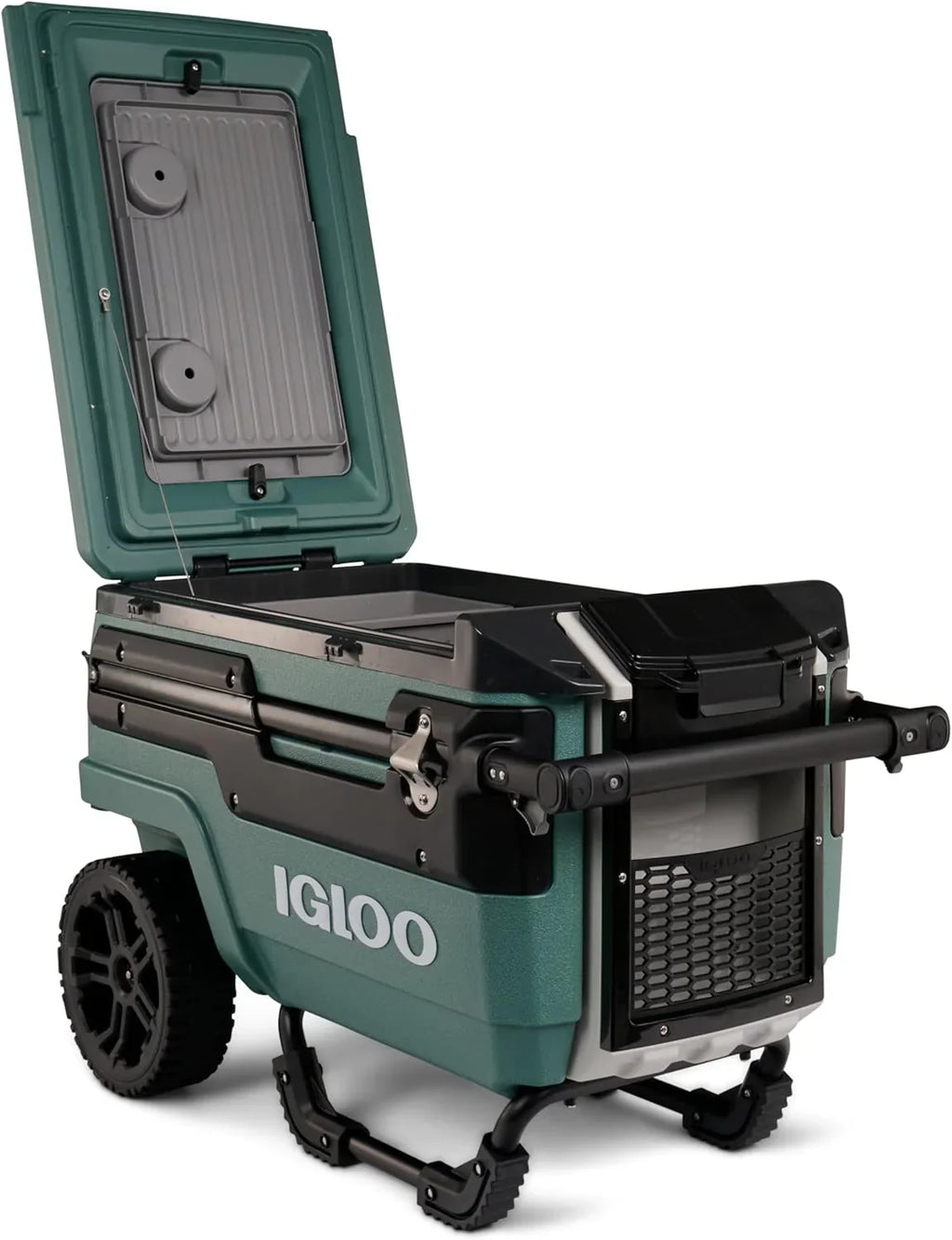 Glacière à roulettes de 70 pintes, glacière isotherme à coque rigide