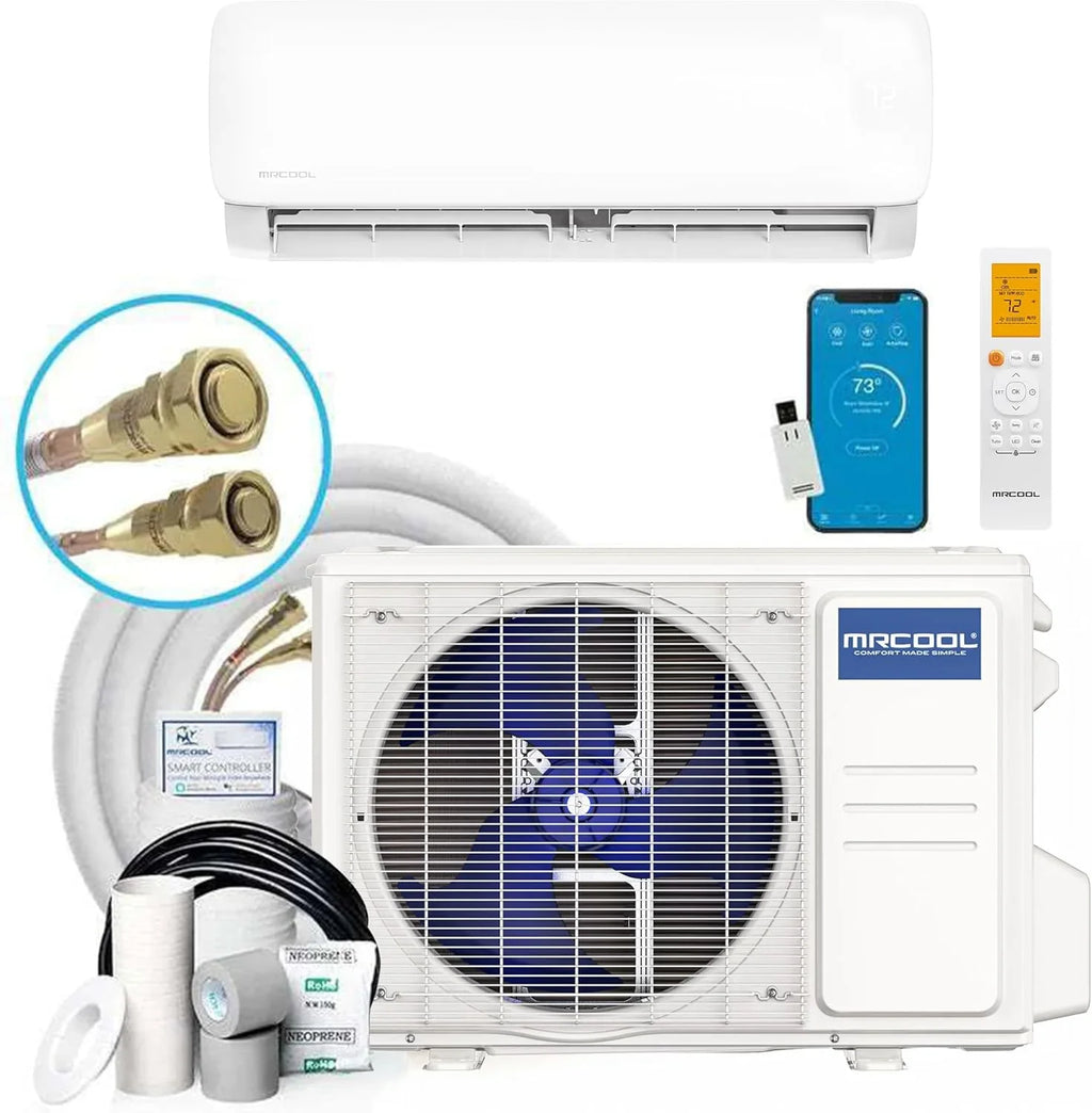 Climatiseur et thermopompe mini-split sans conduit MRCOOL 24 000 BTU 230 V, série Easy Pro - Unité de climatisation murale