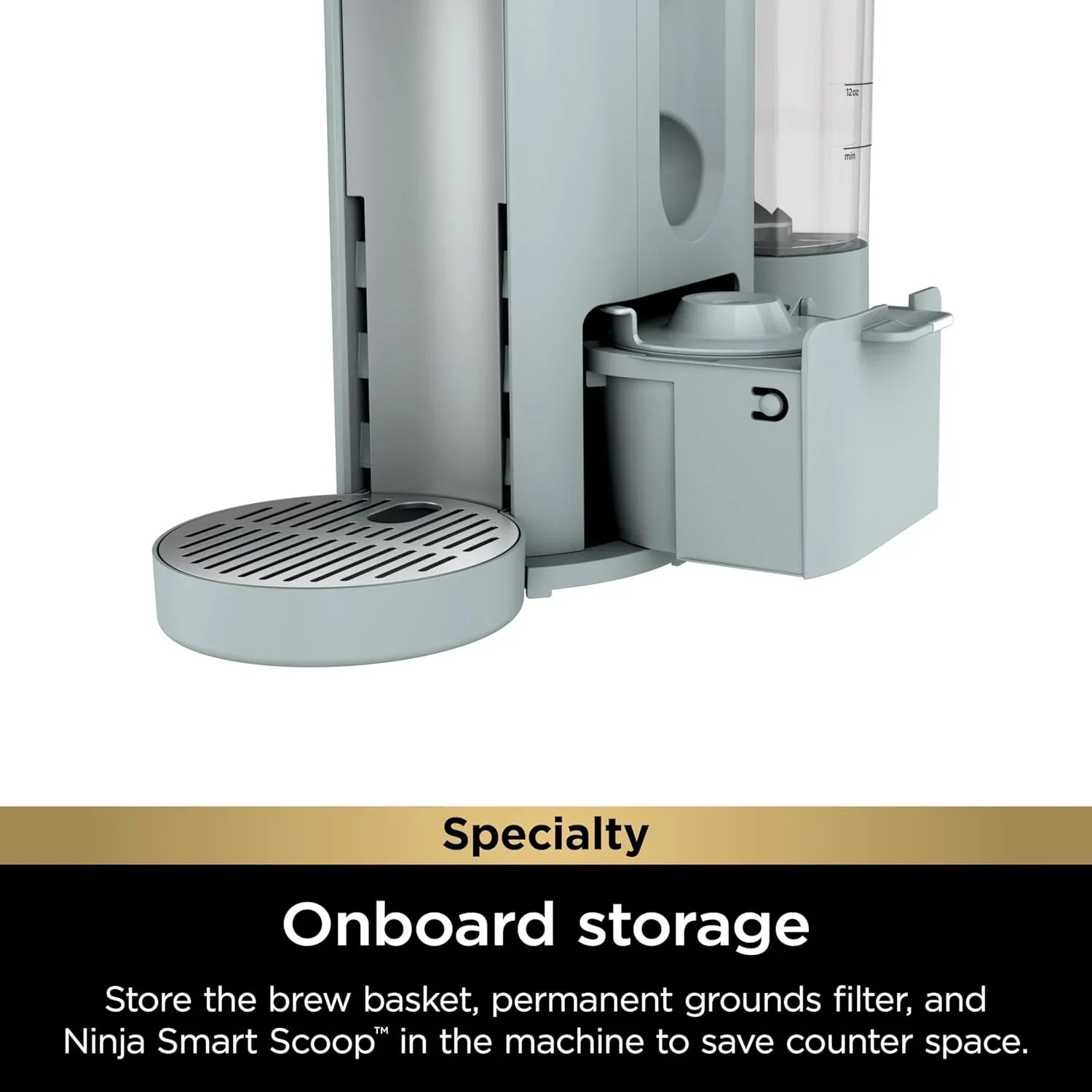 Ninja | Cafetière | Tasse unique | Infusion avec dosettes et mouture | Compatible K-Cup | 4 méthodes d'infusion