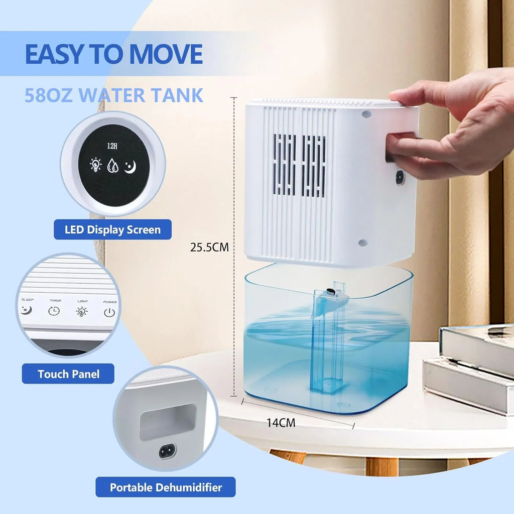 Déshumidificateur, humidificateur et déshumidificateur combinés deux en un