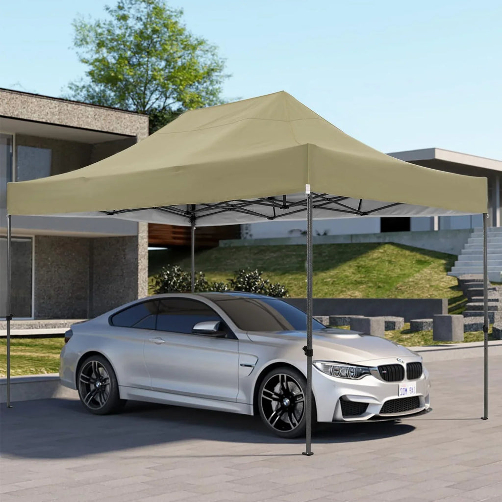 Tente pop-up robuste COBIZI 10x20 avec 6 parois latérales, facile à installer