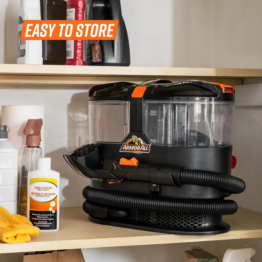 Nettoyeur de taches portable de 7 ampères pour le nettoyage de la voiture, des tapis et des tissus d'ameublement