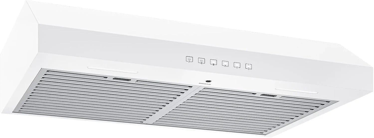 Hotte de cuisinière sous-armoire Broan-NuTone Glacier à trois vitesses avec éclairage DEL, conforme aux normes ADA