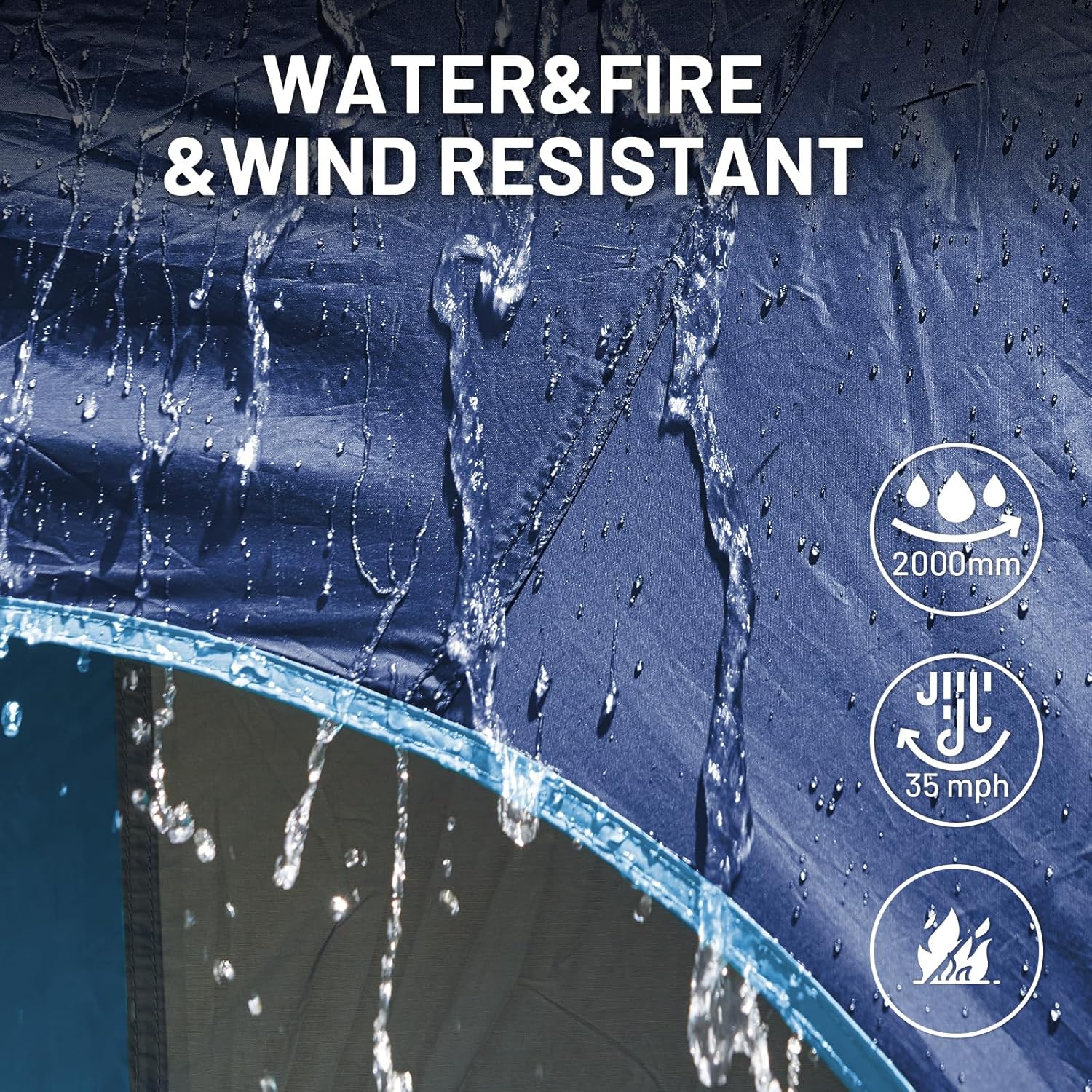 Tente SUV Timber Ridge 5 à 9 personnes avec porche et auvent pour camping familial