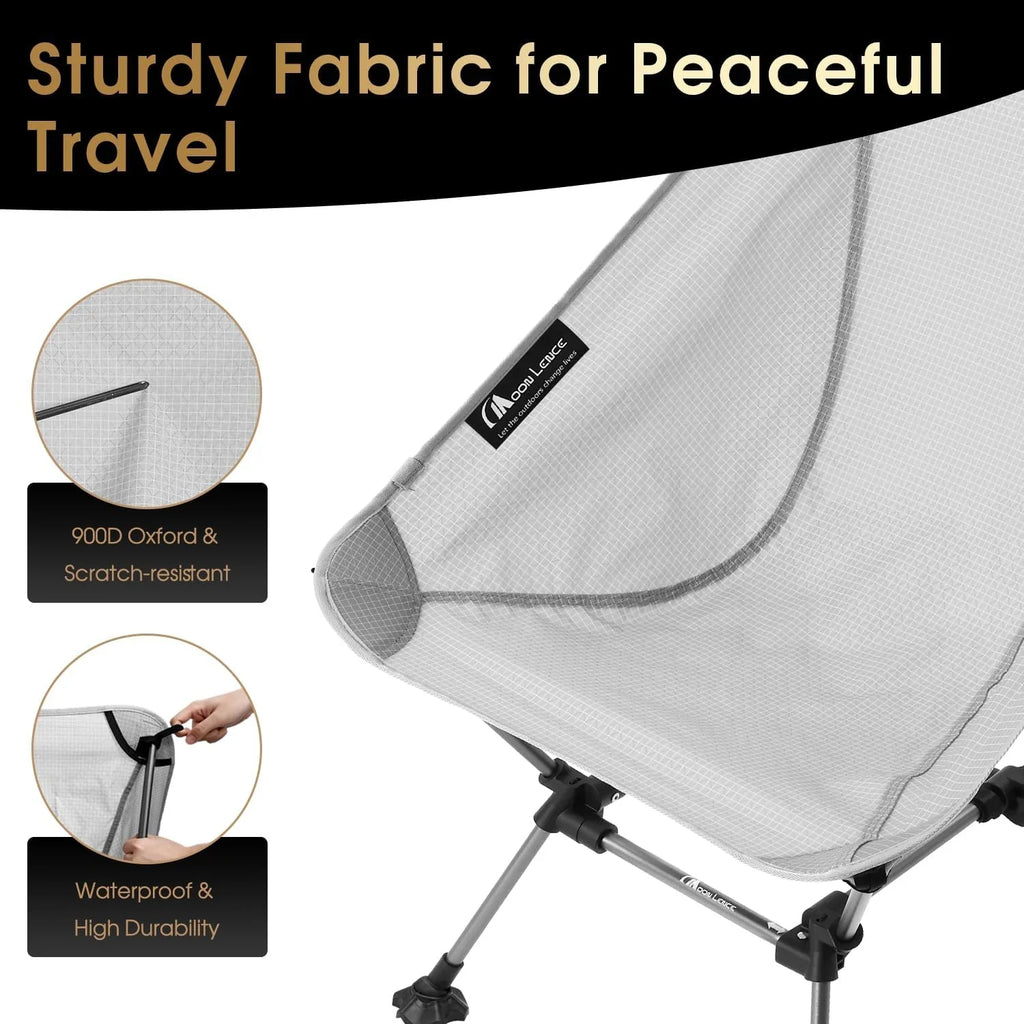 Chaise de camping portable et chaise pliante pour la randonnée et la randonnée