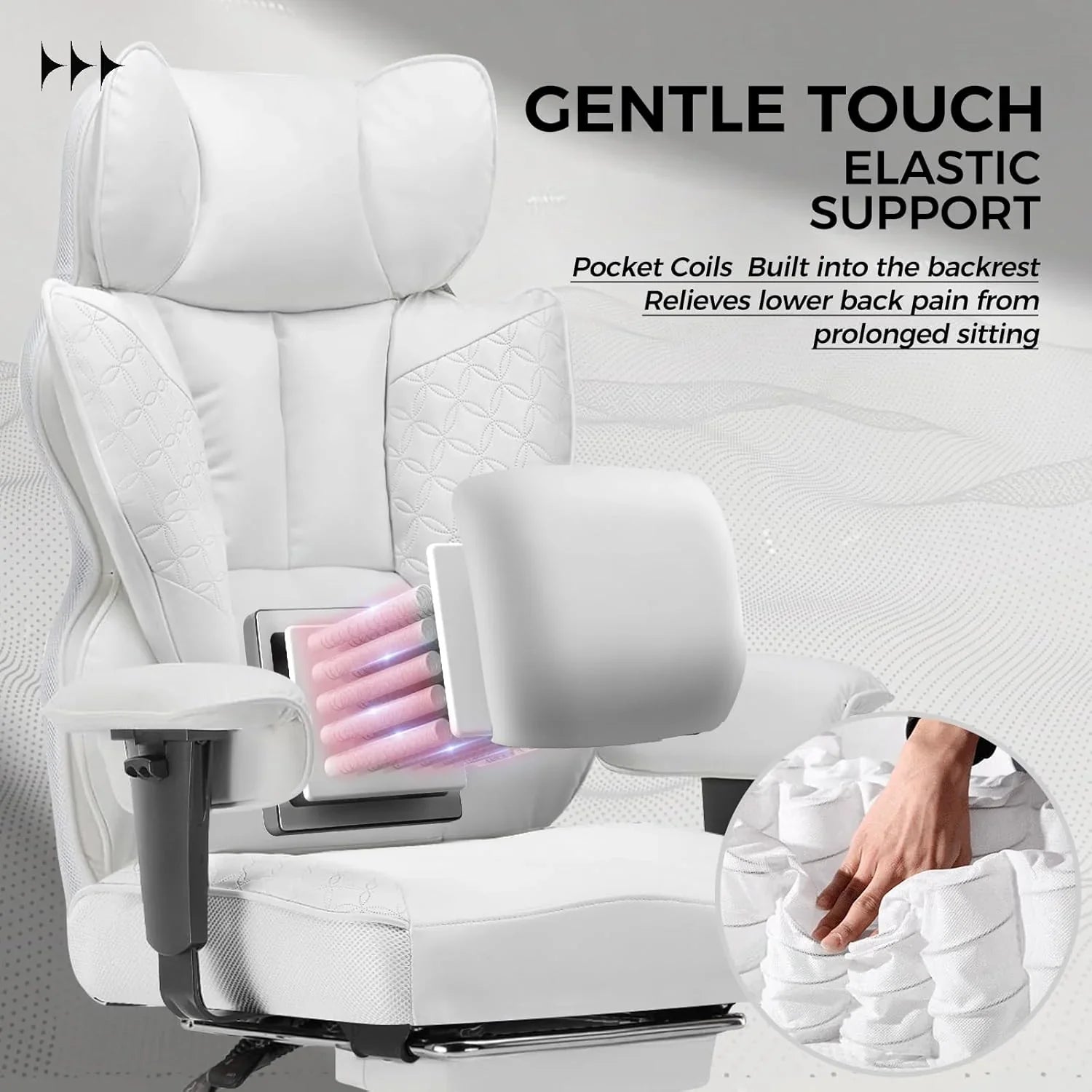 Grande chaise de jeu haute et robuste de 400 lb