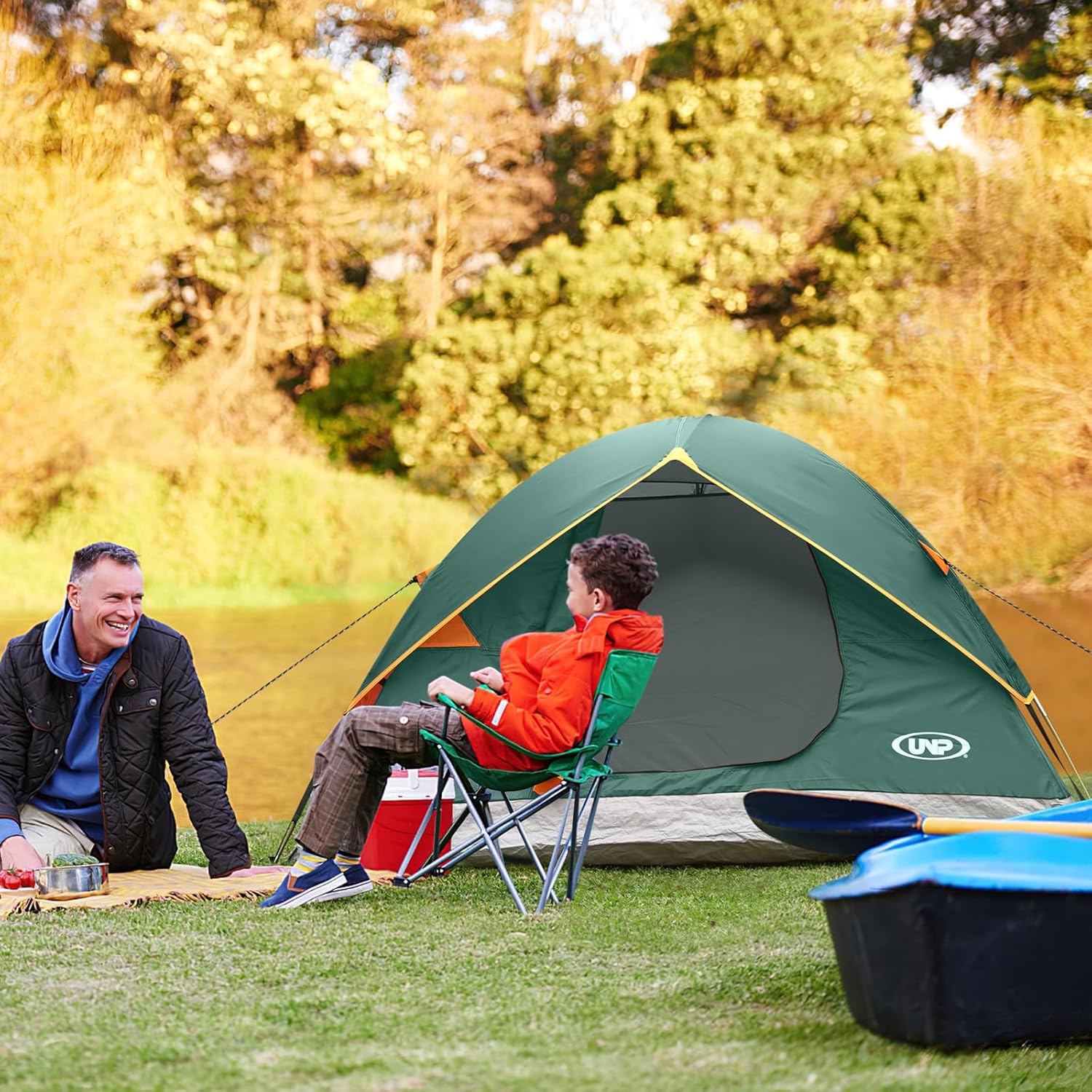 Tente de camping dôme 2/3/4/6 personnes, portable, pour l'extérieur et la randonnée, plage