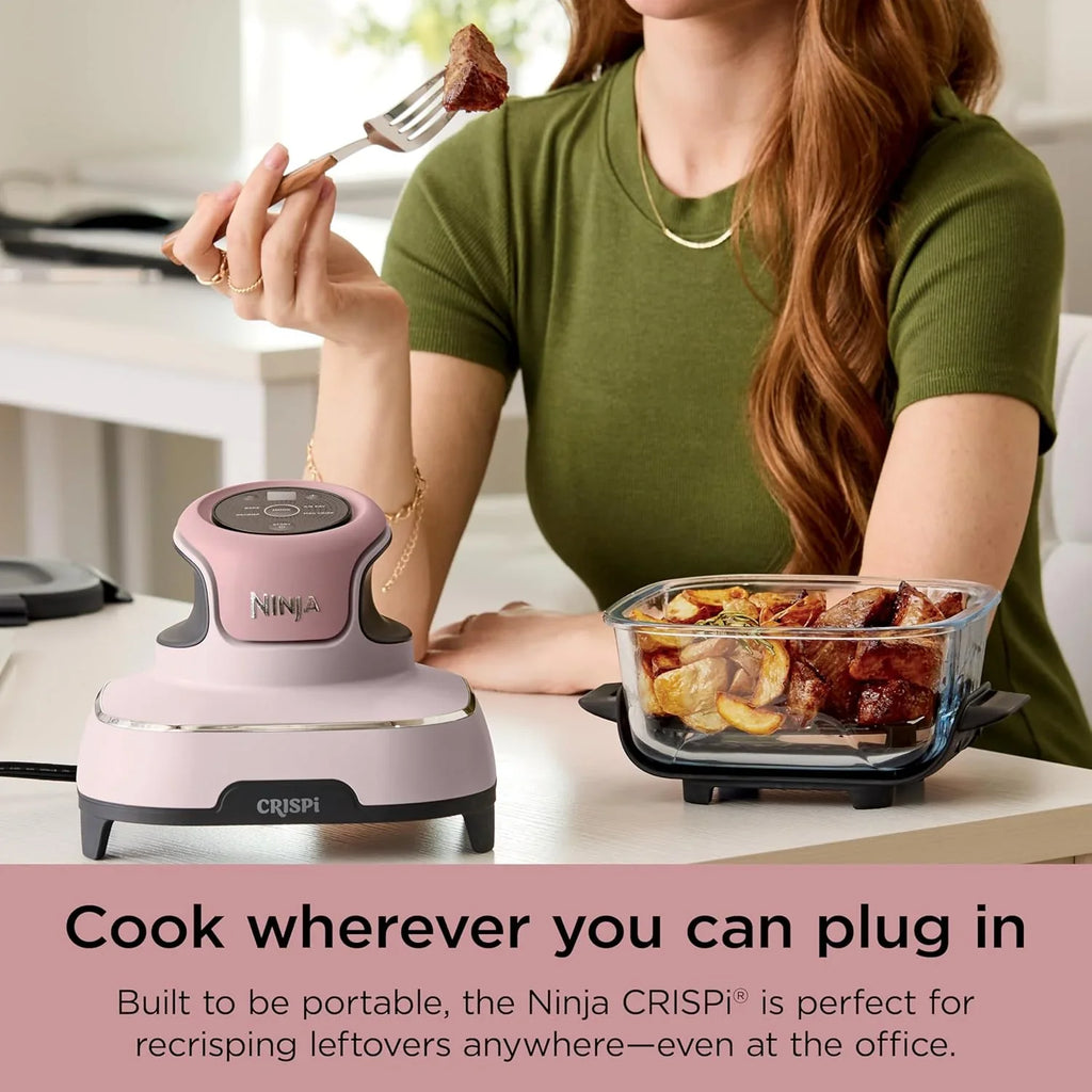 Ninja Crispi Friteuse à air portative en verre 4-en-1