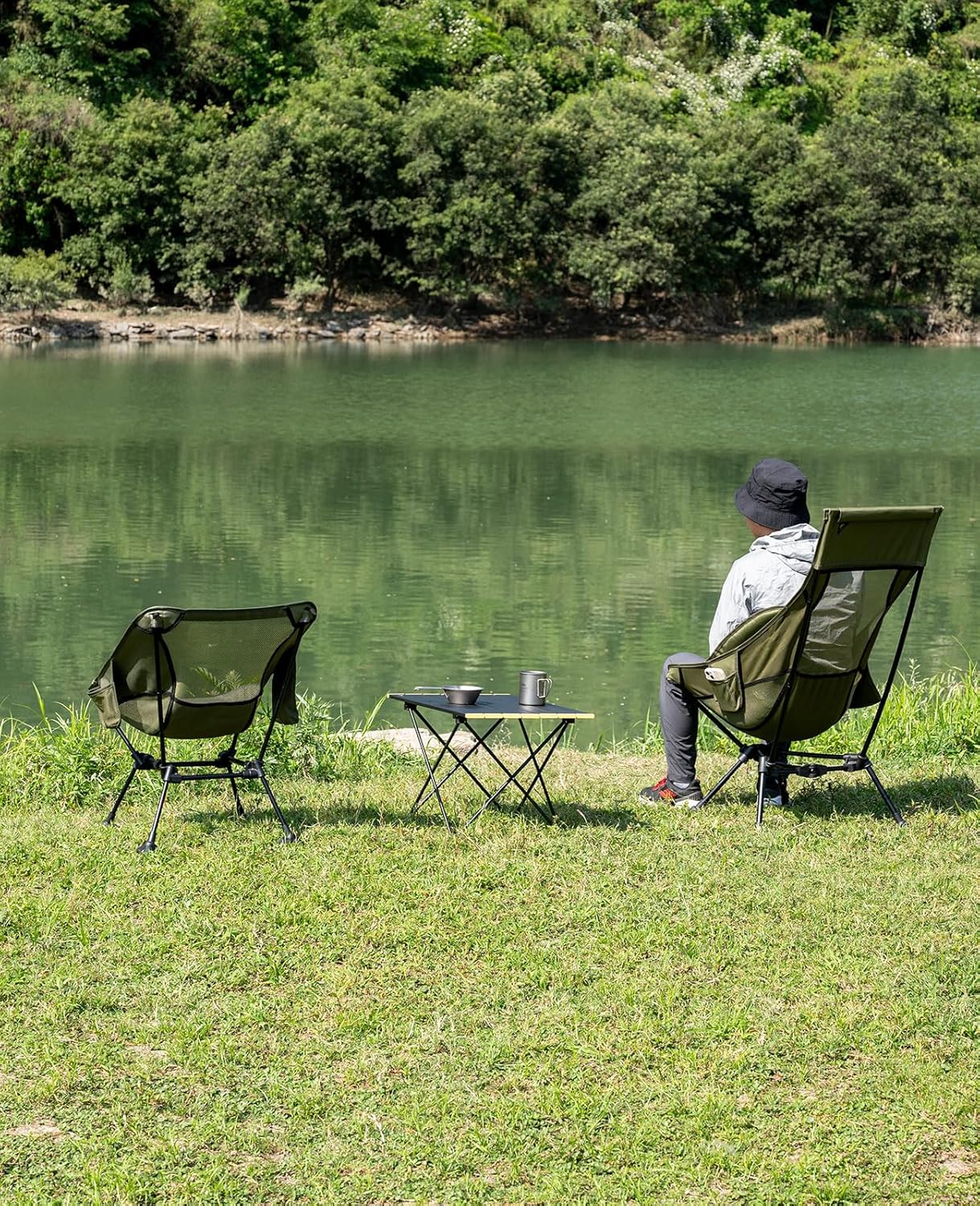 Chaise de plage pliante de camping compacte et ultralégère