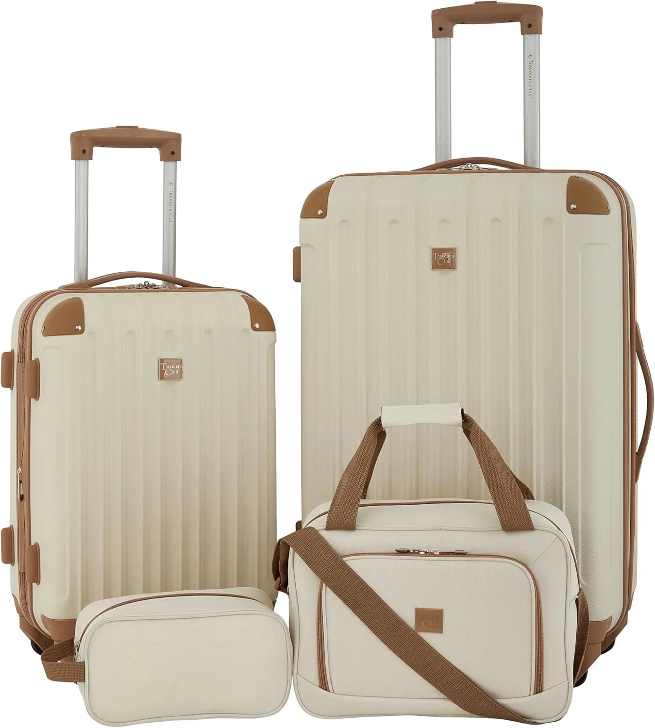 Valises de voyage rigides, lilas, lot de 4