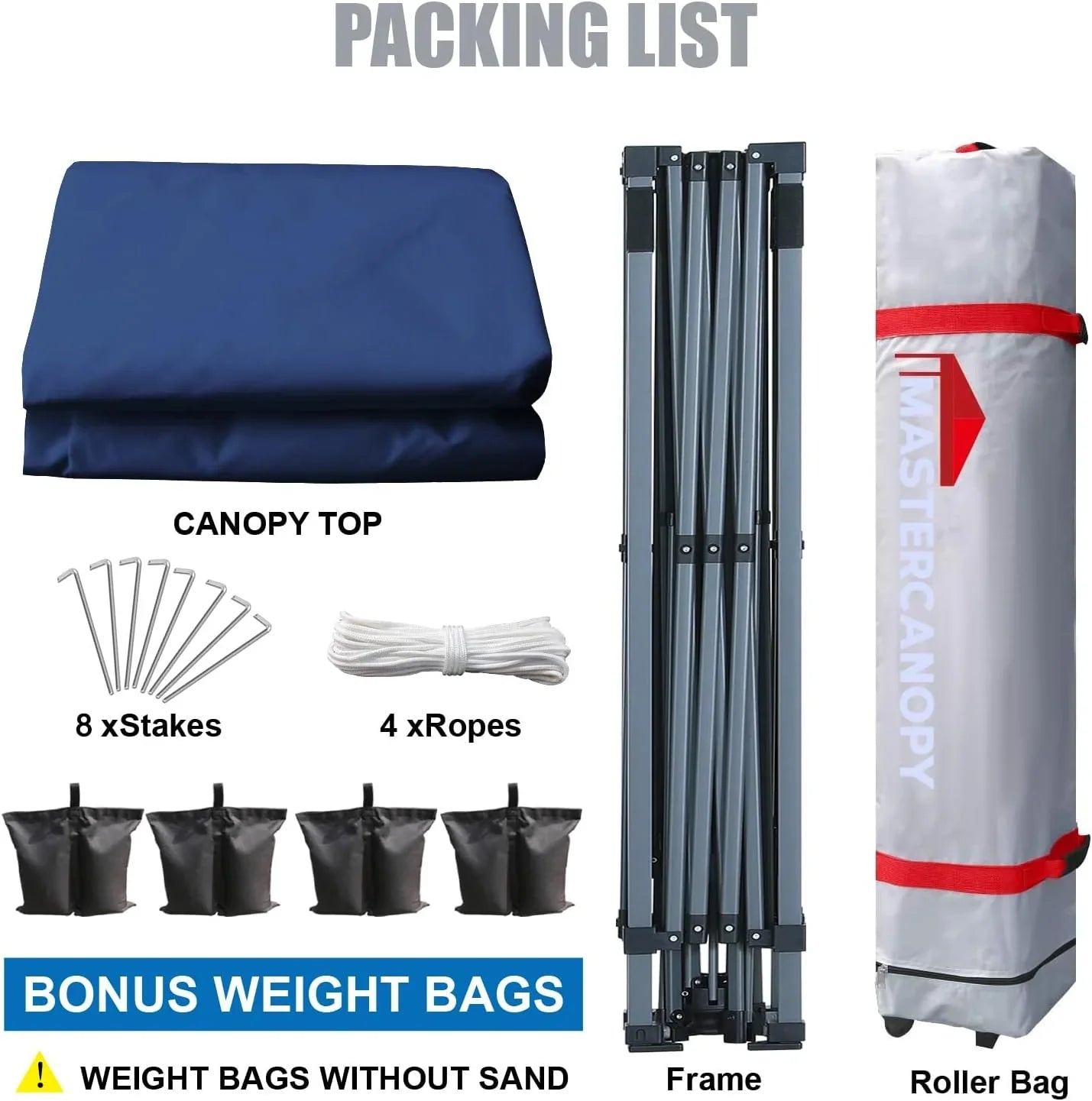 Tente pop-up robuste avec sac à roulettes (10 x 10, noir)