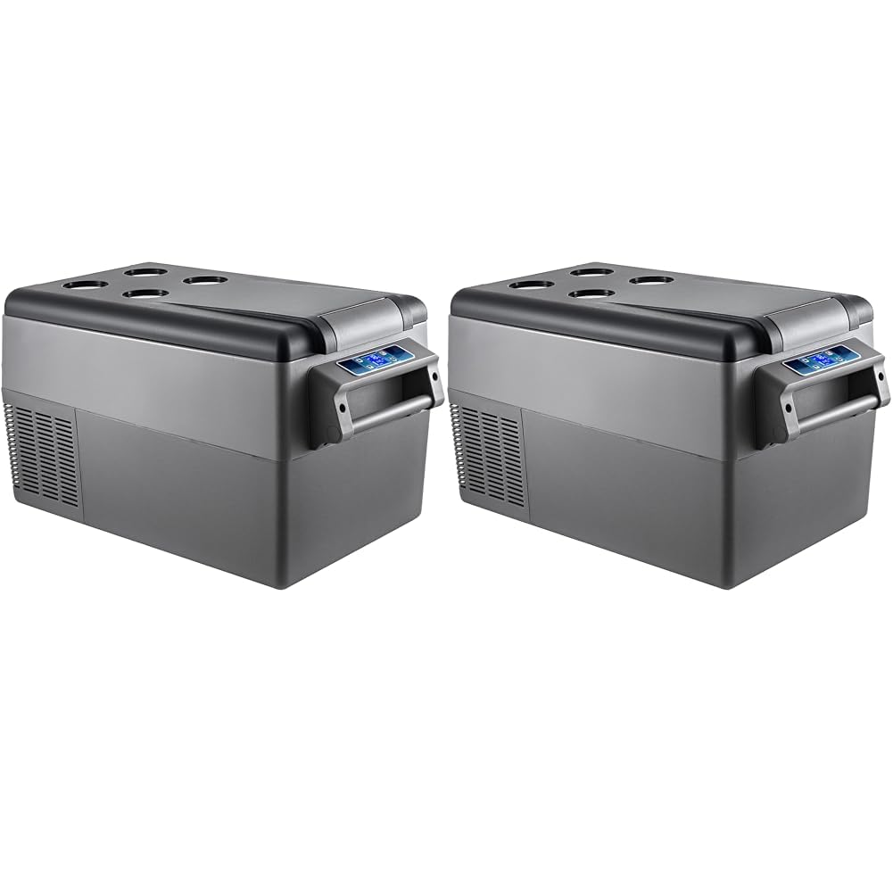 Réfrigérateur thermique portable 35L réfrigérateur de voiture réfrigérateur de voyage électrique portable pour voiture mini réfrigérateur pour voiture mini réfrigérateur pour boissons avec écran LCD