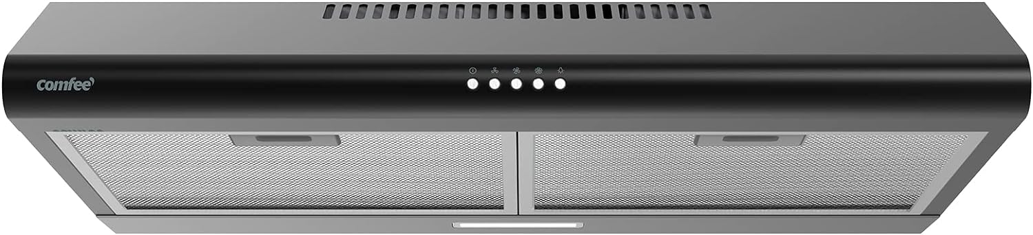 Filtre de cuisine réutilisable en acier inoxydable durable Comfee 30 po pour conduit/sans conduit sous armoire