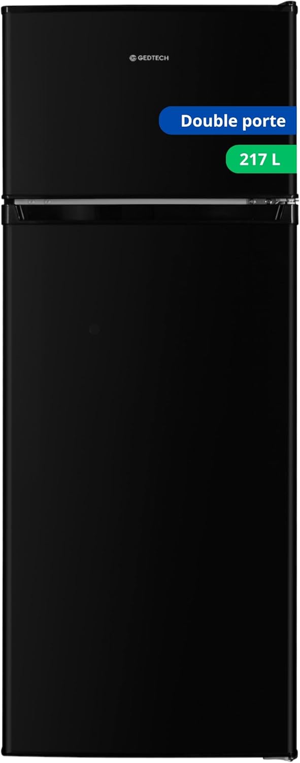 Réfrigérateur de table GEDTECH 85 L GTOP93BL avec compartiment congélateur - Classe E