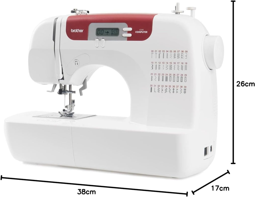 Brother CX70PES (Neuf) - Machine à coudre électronique 70 aiguilles, Blanc