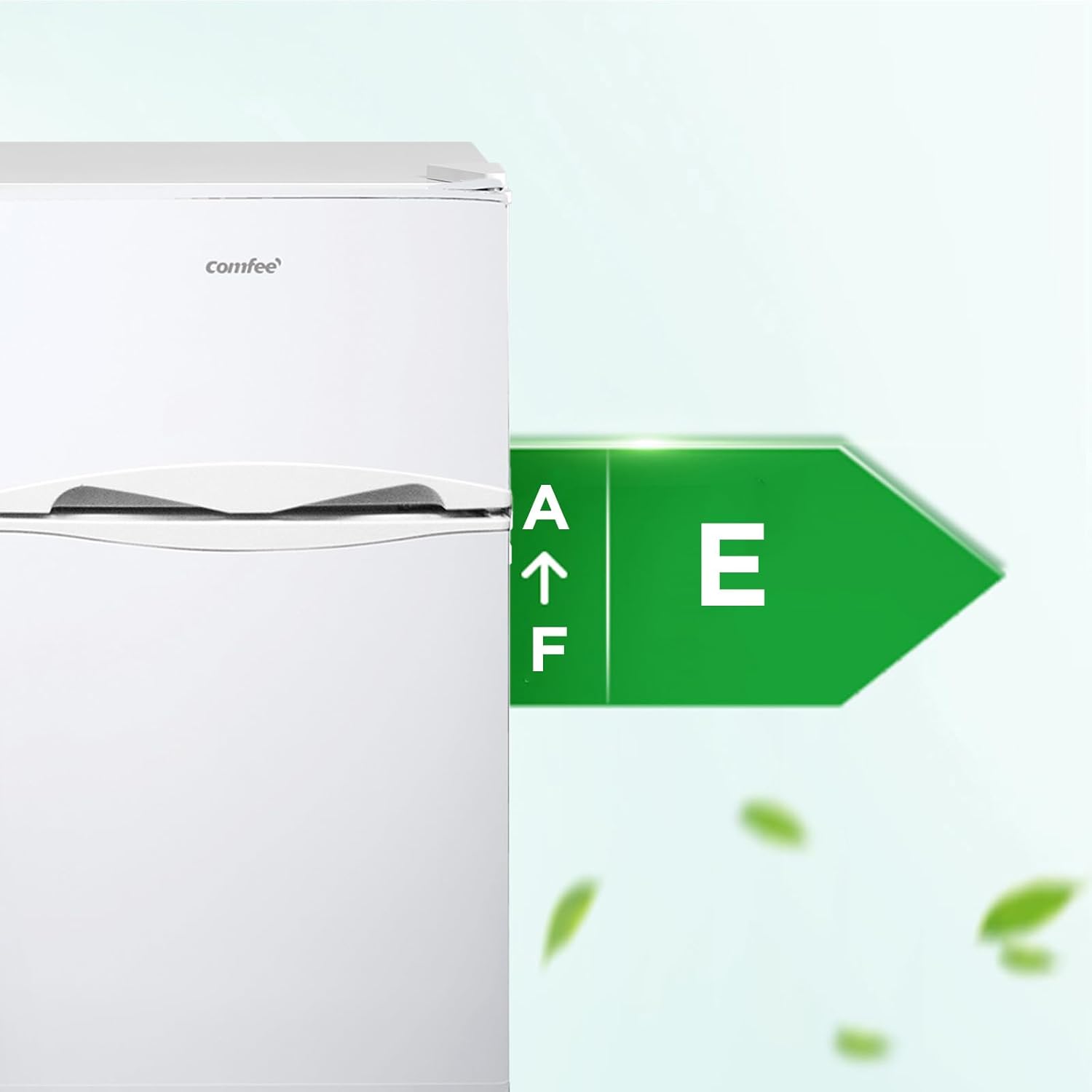 Réfrigérateur-congélateur sous-sol 87 L Compact Avec éclairage Clayettes amovibles Thermostat réglable Porte réversible