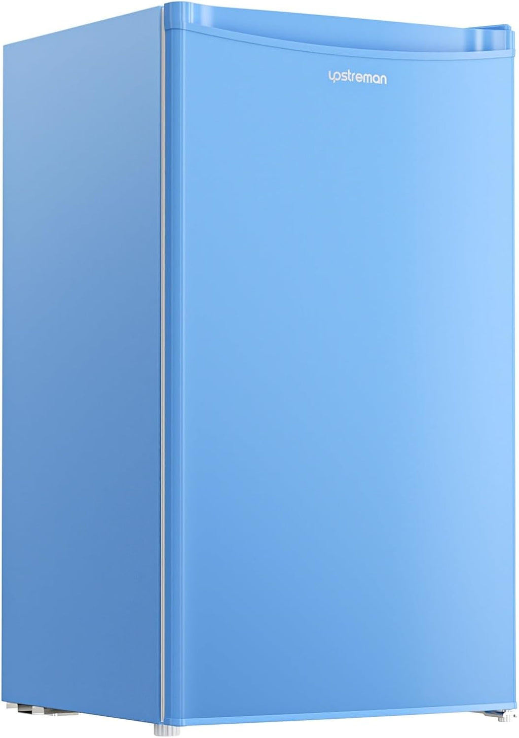 Mini réfrigérateur avec compartiment congélateur, bac à légumes 91L, thermostat réglable, silencieux