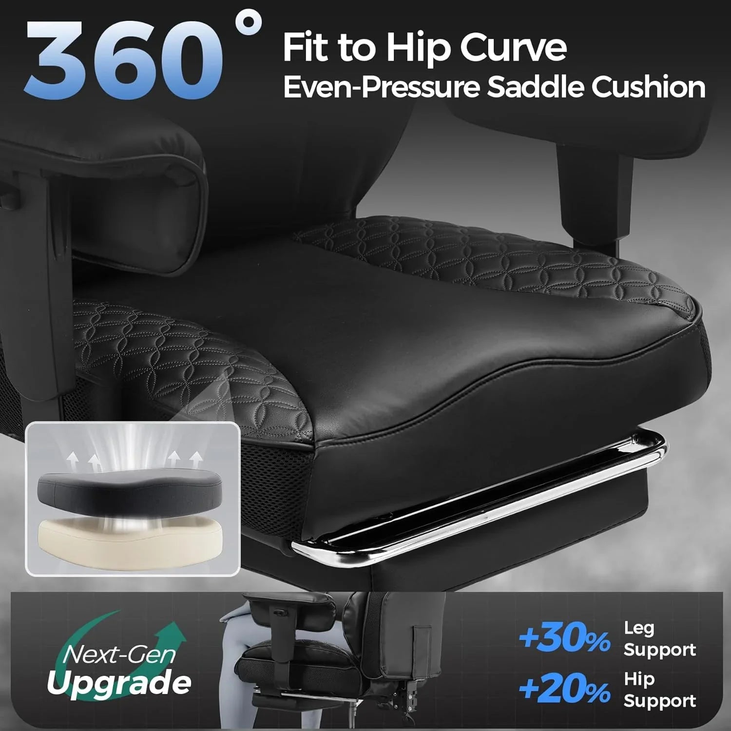 Grande chaise de jeu haute et robuste de 400 lb