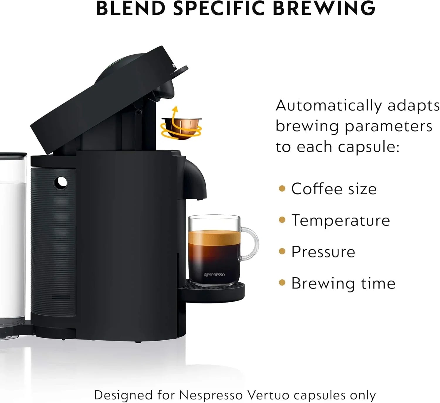 Machine à café et expresso Nespresso Vertuo Plus de De'Longhi