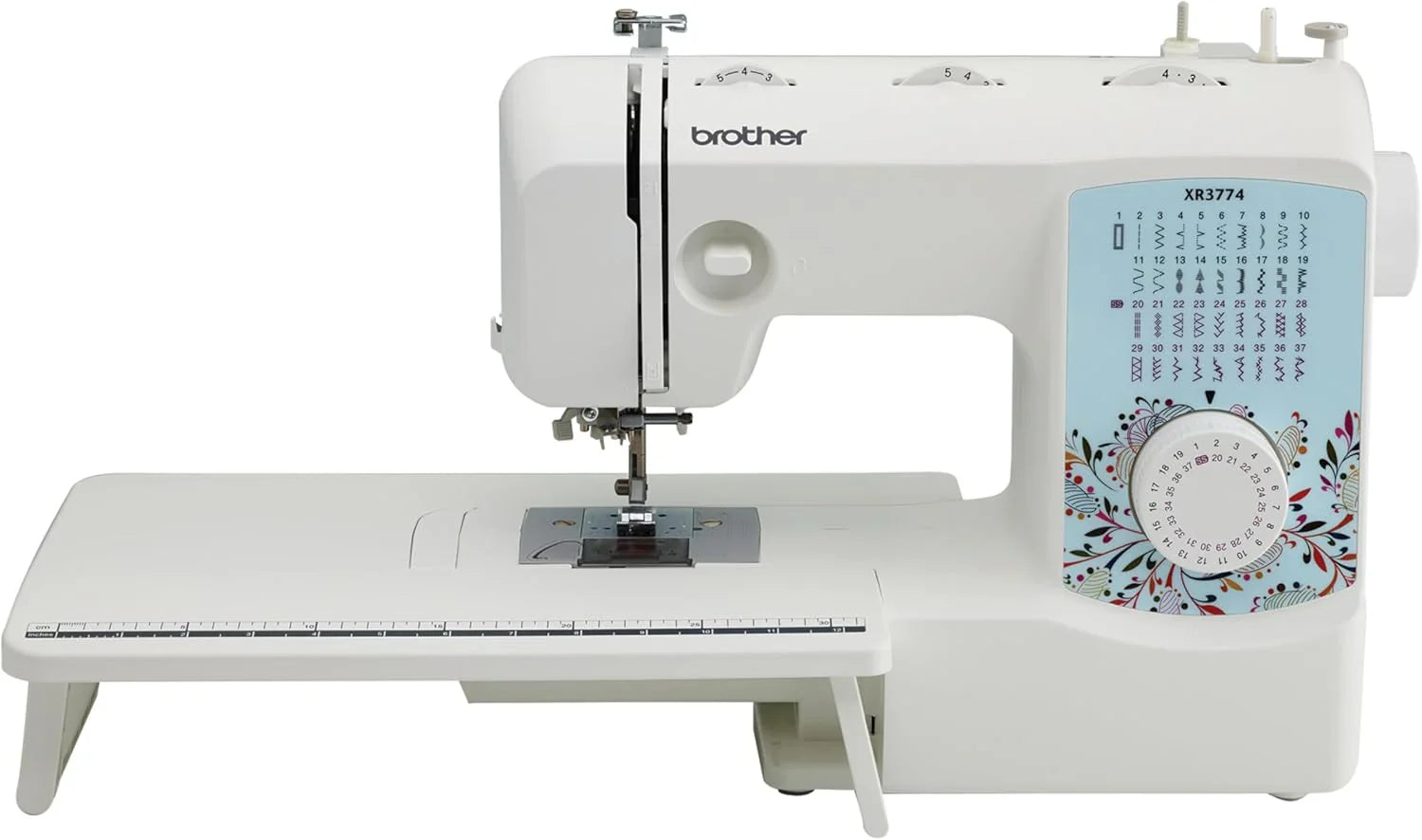 Machine à coudre et à quilter XR3774, 37 points intégrés, 8 pieds de couture inclus