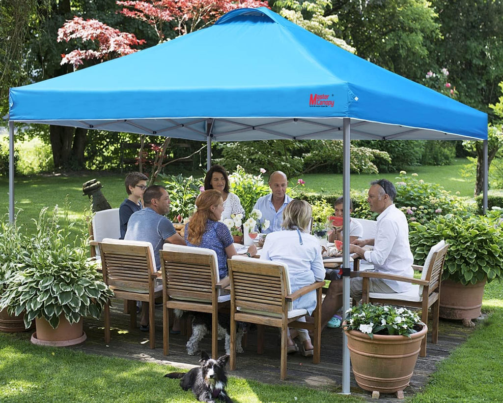 Tente pop-up robuste avec sac à roulettes (10 x 10, noir)