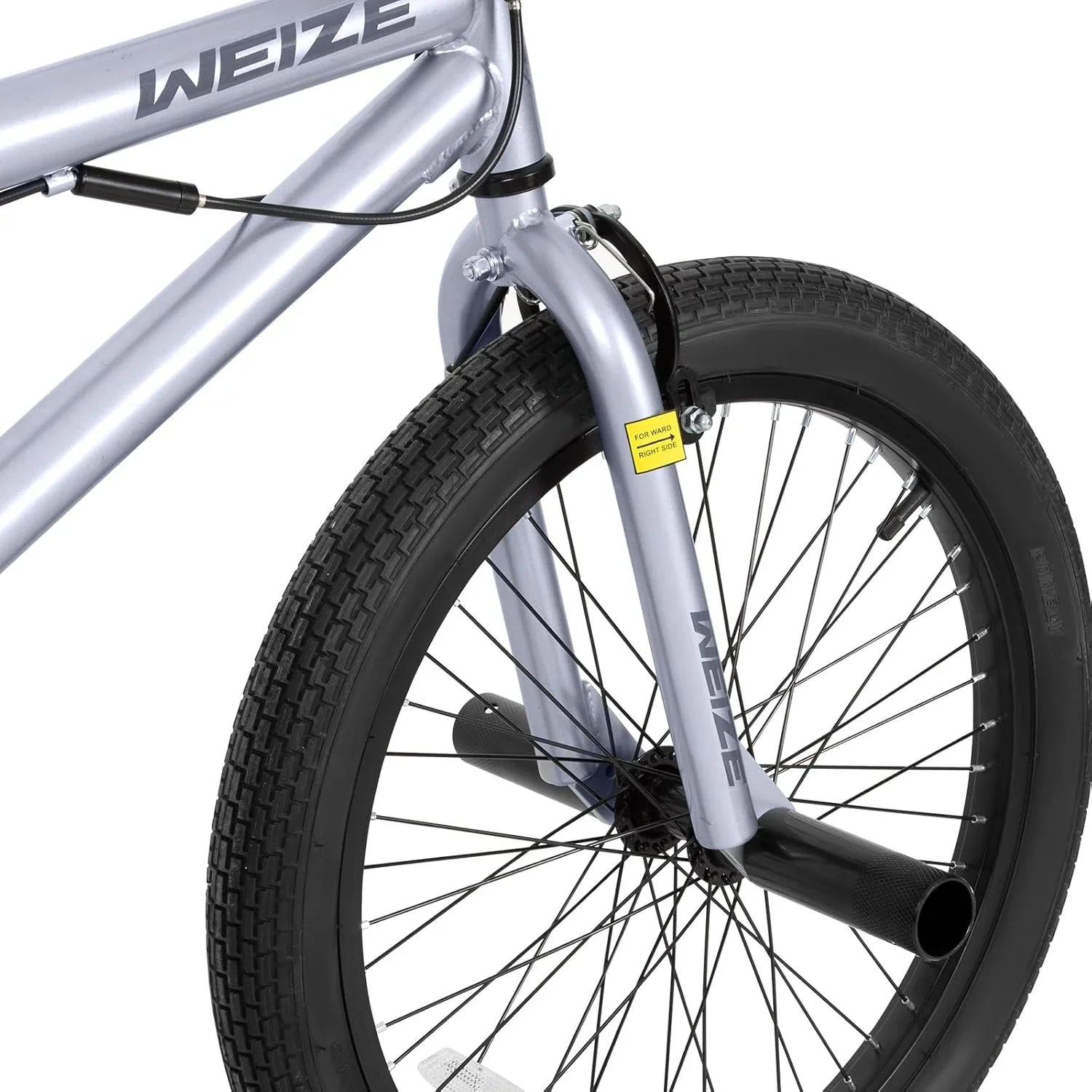 Vélo BMX Freestyle WEIZE 20 pouces pour enfants et adultes, cadre en acier haute résistance