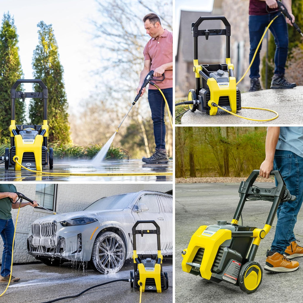 Nettoyeur haute pression Kärcher K1700 3 buses, boîte à détergent