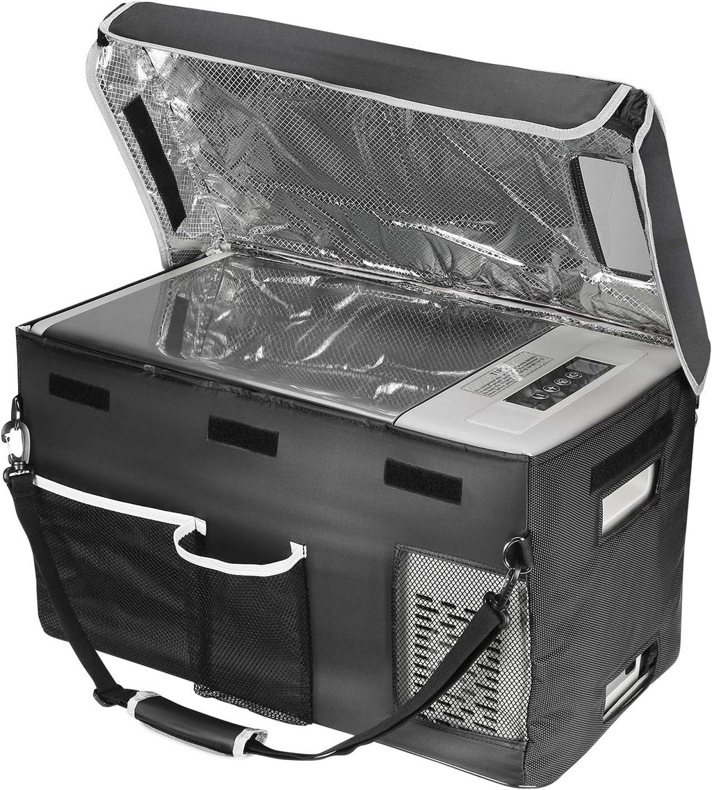 Réfrigérateur BougeRV 12 V pour voiture, congélateur portable de 23 litres, compresseur, 12/24 V CC, 110-240 V CA