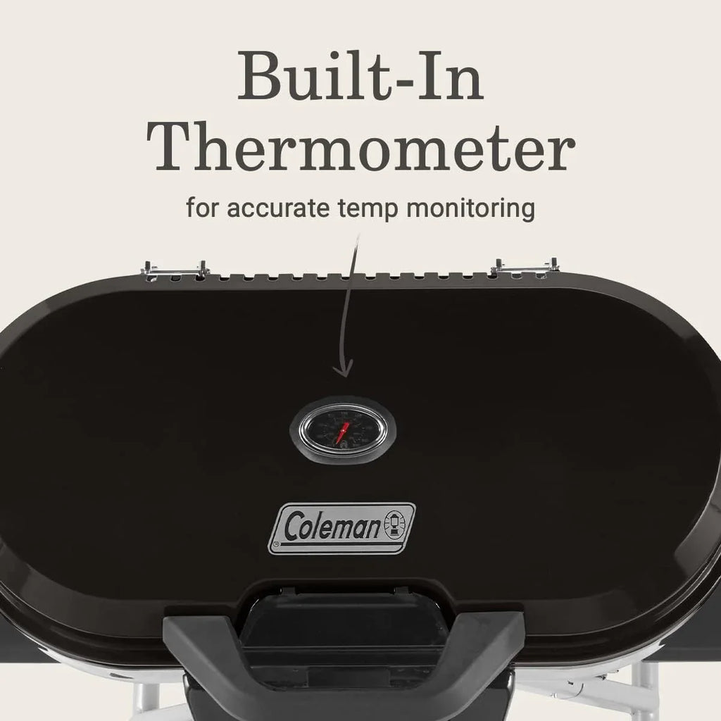 Barbecue vertical portatif au propane RoadTrip 285 avec 3 brûleurs réglables et allumage Instastart