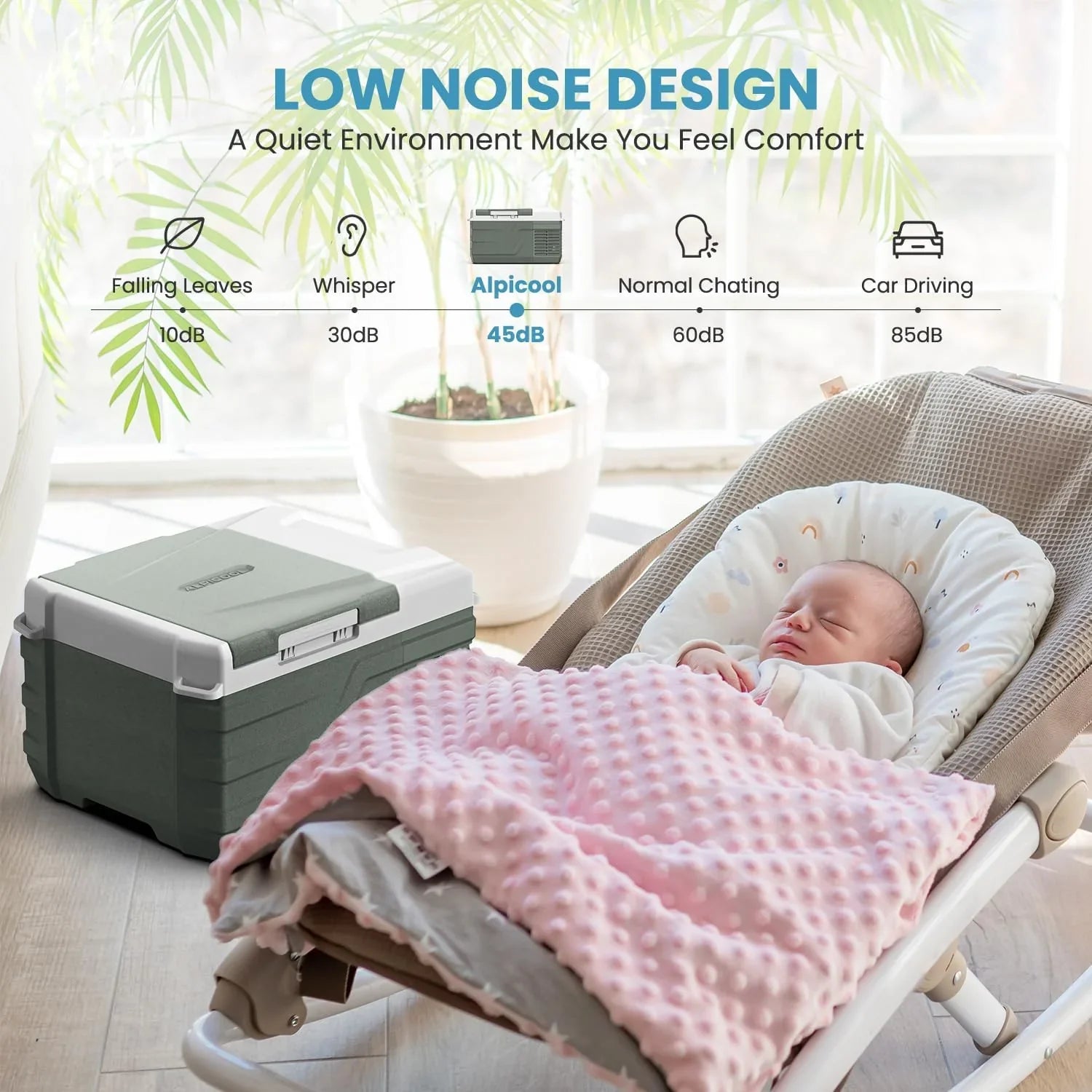 Réfrigérateur Alpicool 12 V Réfrigérateur de voiture 12 V Petit réfrigérateur de voiture