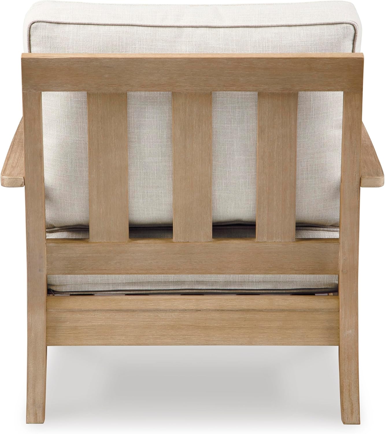 Terrasse extérieure avec vue sur la côte et canapé en eucalyptus