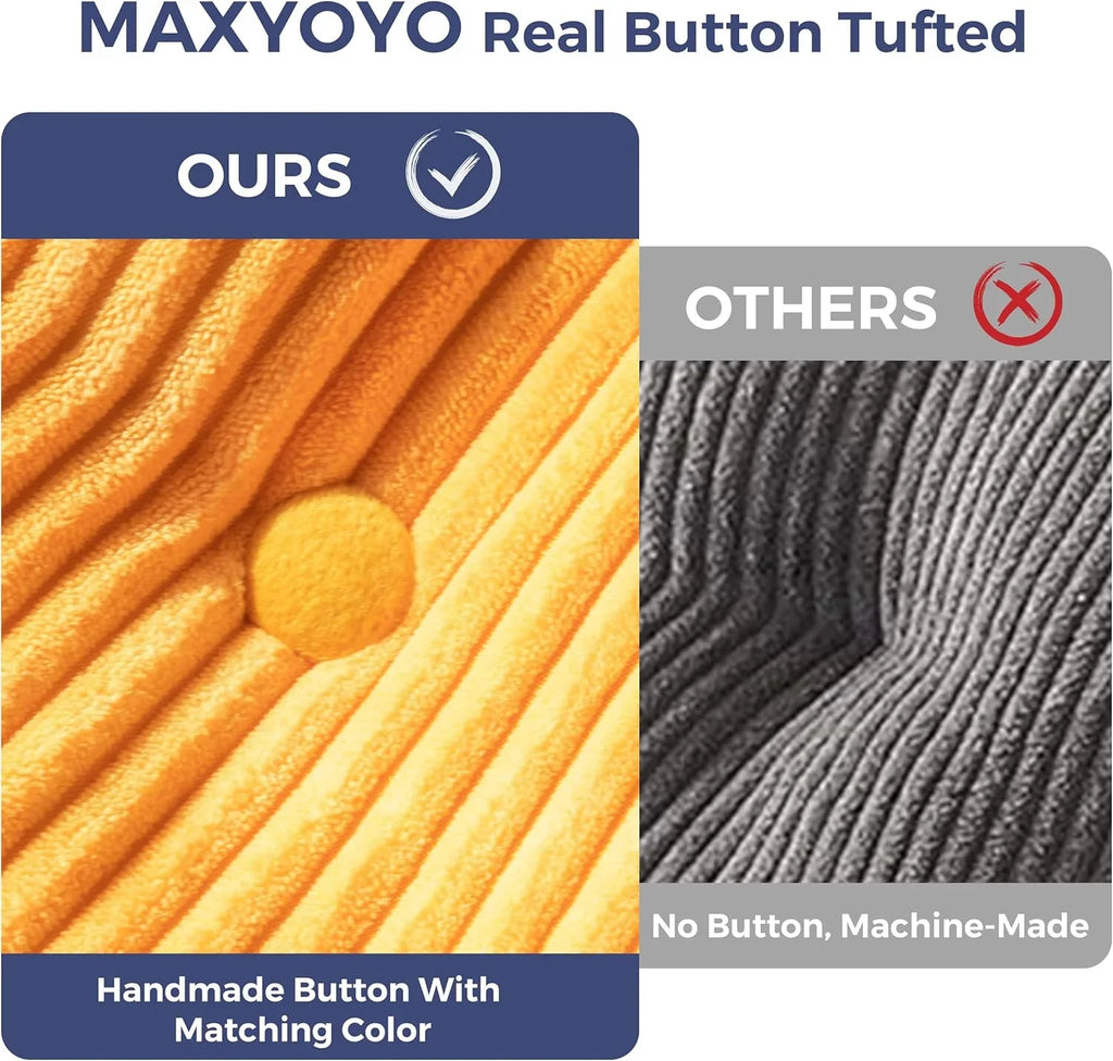 Canapé-lit pliant MAXYOYO, fauteuil convertible avec oreiller, matelas pliable avec support dorsal, fauteuil-lit pliant portable