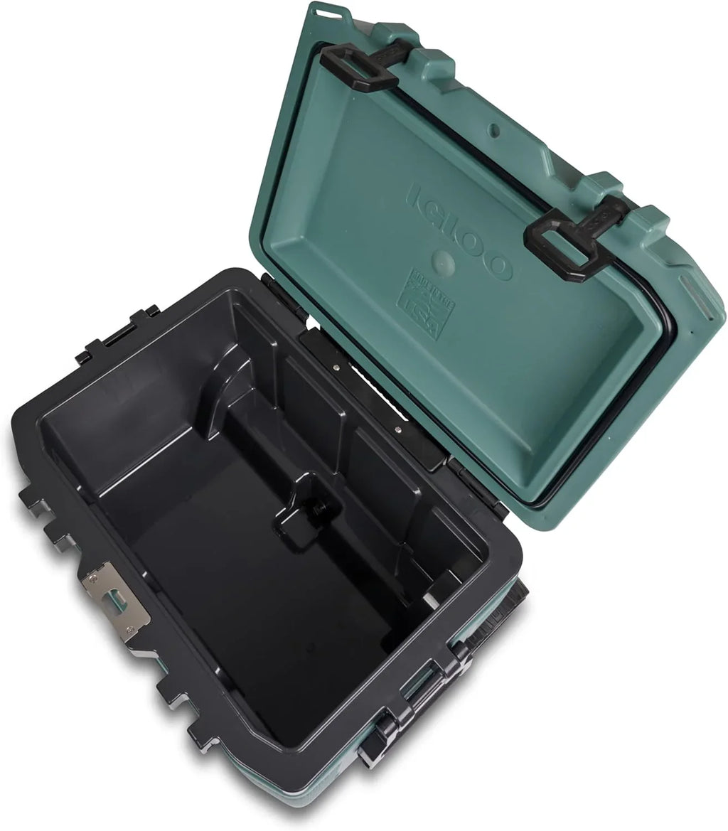 Glacière à roulettes Igloo 52 pintes, glacière rigide isolée