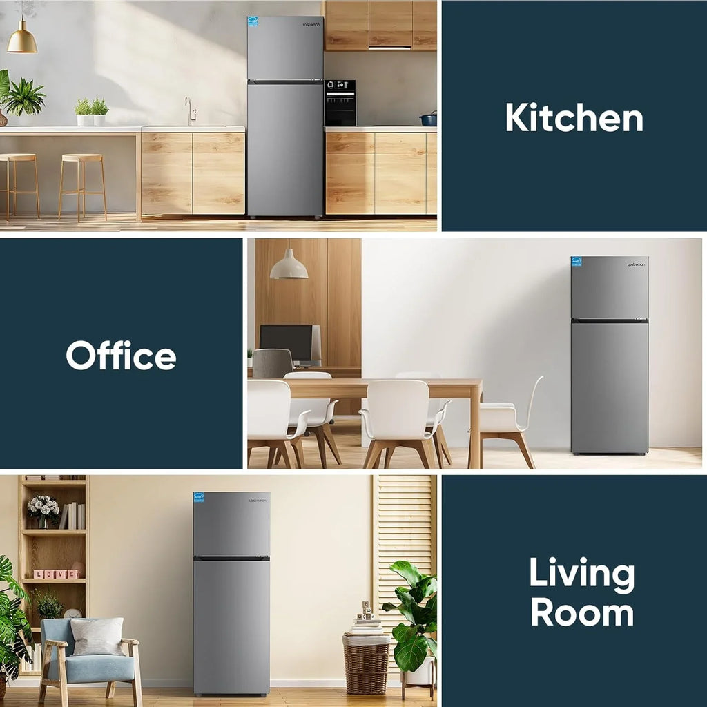 Réfrigérateur Upstreman de 7,7 pieds cubes avec congélateur, double porte,