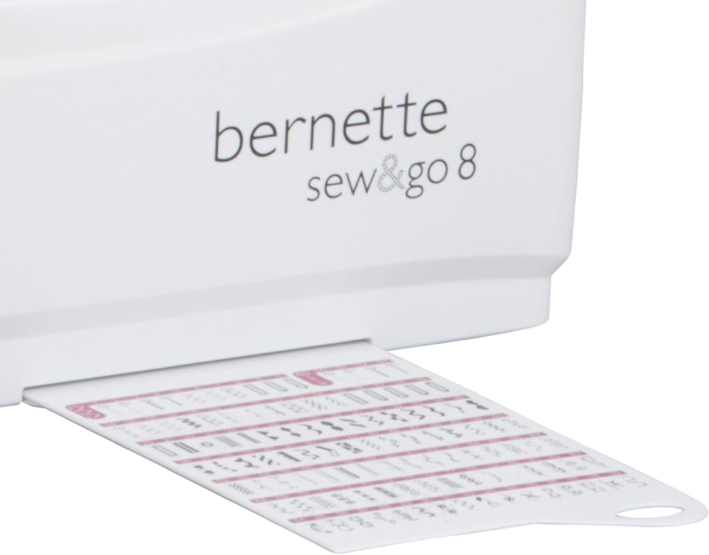 Machine à coudre informatique Bernette Sew&GO8, bras libre, écran multifonction, couture, patchwork, quilting