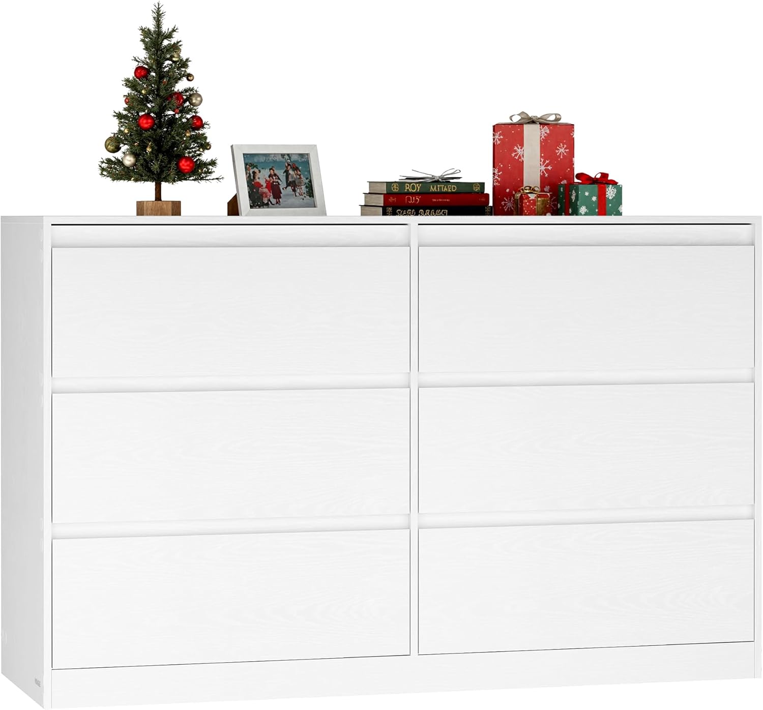 VASAGLE Kailyn Collection - Commode de Chambre à Coucher Armoire de Rangement 6 Tiroirs