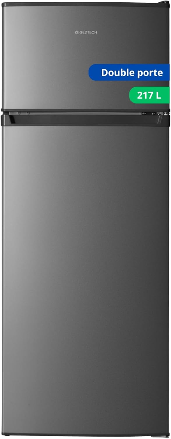 Réfrigérateur de table GEDTECH 85 L GTOP93BL avec compartiment congélateur - Classe E