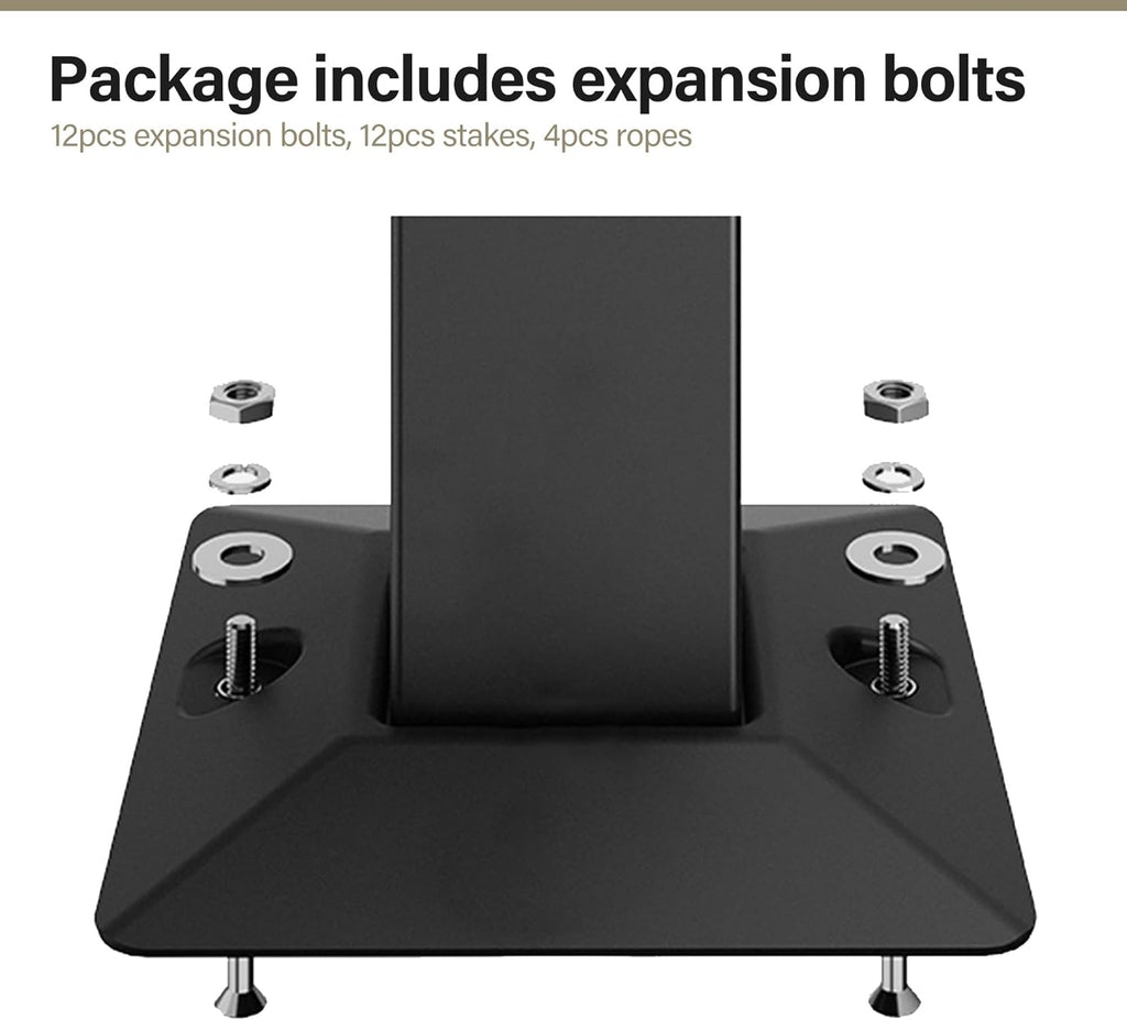 Tente pavillon d'extérieur améliorée à double toit, auvent imperméable UV50+ avec filet et crochets