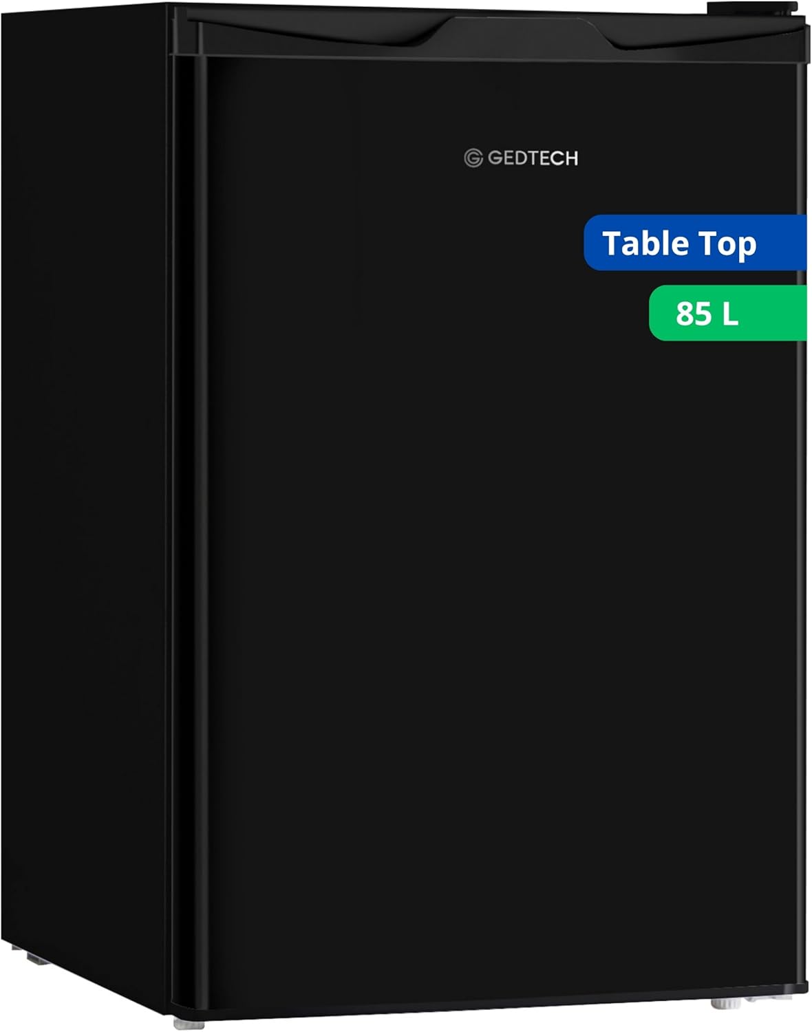 Réfrigérateur de table GEDTECH 85 L GTOP93BL avec compartiment congélateur - Classe E