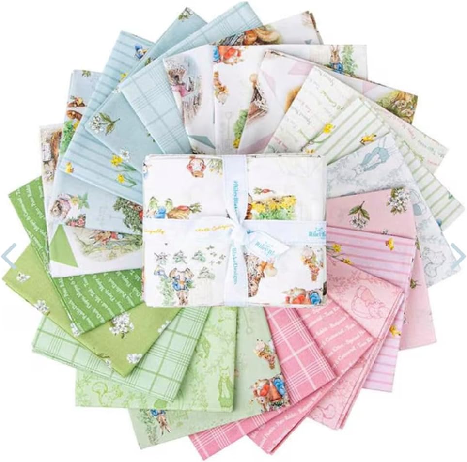 Collection Riley Blake Peter Rabbit and Friends, parfaite pour les projets de courtepointe, d'artisanat et de couture