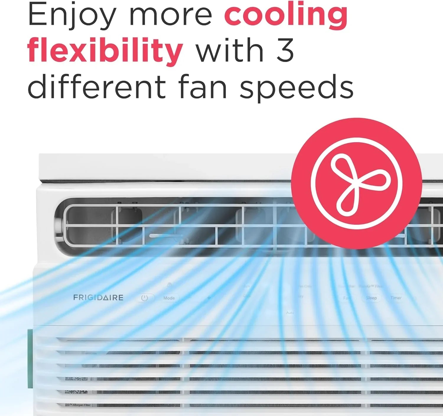 Climatiseur de fenêtre Frigidaire 5 000 BTU avec télécommande, refroidit jusqu'à 150 pi², fonctionnement silencieux